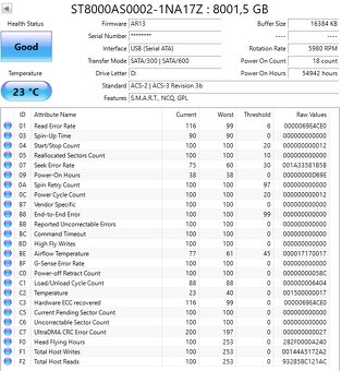 Seagate archive HDD - 8TB - 9
