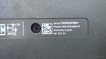 HP 250 G4 / Intel N3050 / 4GB RAM / 128GB SSD / 15.6" - 9