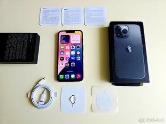 APPLE IPHONE 13 PRO 128GB,GRAPHITE,ZDRAVIE BATERKY 100% - 9