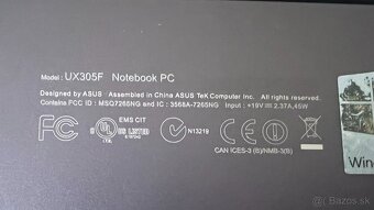 Asus ZenBook / Intel m5 / 4GB RAM / 128GB SSD / 13.3" FHD - 9