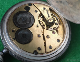 strieborné  savonetové hodinky 900/1000 - 9