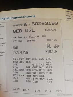 Rozpredám audi a4 b7 avant171kw quattro  ASB - 9