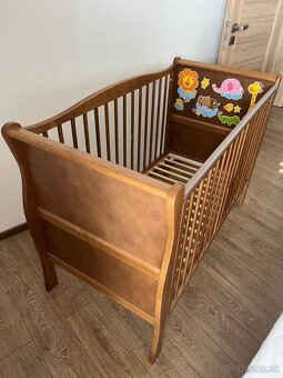 Kvalitná Detská postieľka Noble Cot 120x60 Vintage - 9