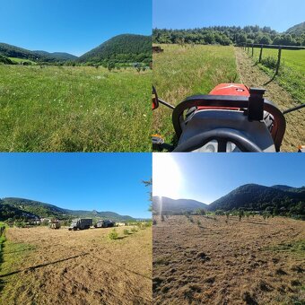Práce s malotraktorom , kosenie , mulčovanie - 9