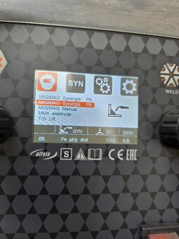 Zváračka MIG/MAG AlfaIn aXe 201 MIG LCD Synergy pre CO2 - 9