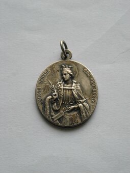 Medaily svätcov a Starožitné sväté obrázky na skle - 9