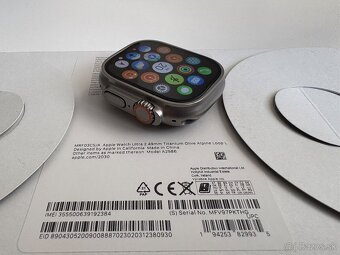 Apple Watch Ultra 2 49mm , Titanium Olive Alpine Loop L - 9