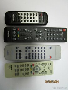 PREDAM ROZNE DIALKOVE OVLADACE NA TV,CD,VIDEA CENA 1ks 5€ - 9