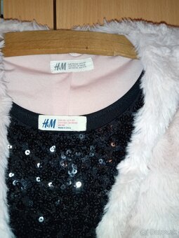 Dievčenské slávnostné šaty s bundičkou veľkosť 140 zn. H&M - 9