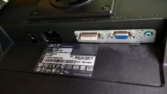 Predám 20" LCD Monitor ACER AL2023W / Repro / PIVOT - 9