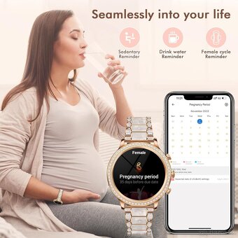 Chytré hodinky s bluetooth volaním ZKCREATION i70 - 9