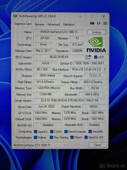 Predám ASUS GTX 1080 TI Strix OC - 9