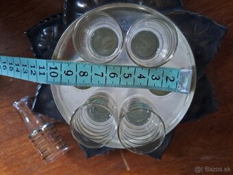 Jablko z alpaky, dóza/minibar se zásobníkem na skleničky - 9