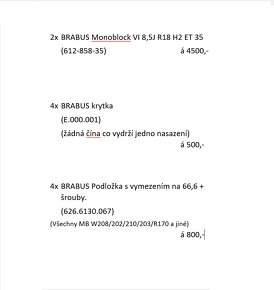2x BRABUS Monoblock VI R18 8,5J 2xKrytka - 9