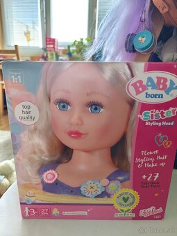 Česacia hlava Baby Born sister - 9