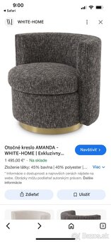 Luxusné kreslá Eichholtz Amanda - 9