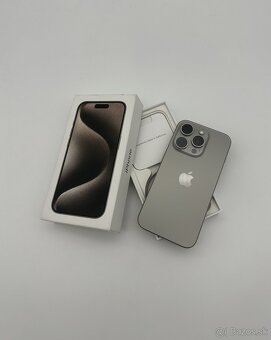 iPhone 15 Pro 128GB Natural Titanium + ZÁRUKA - 9