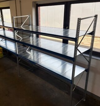 Skladovy kovový regál, 450kg nosnosť - 9