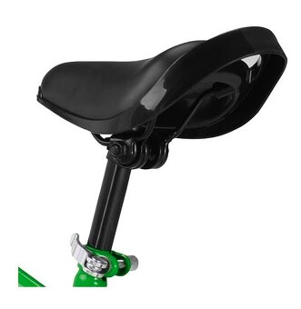 Detské odrážadlo s odpružením zelené alebo ružové - 9