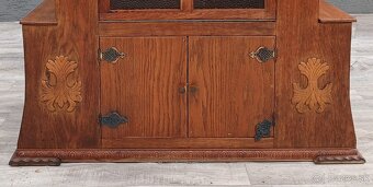 Skrinka dubová starožitná. - 9