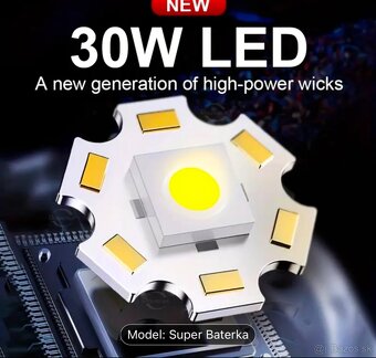 Super silná LED baterka 12000mAh - 9