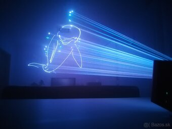 Laser animačný na diaľkové ovládanie, RGB plnofarebný - 9