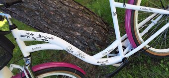 Krásny retro dámsky bicykel - 9