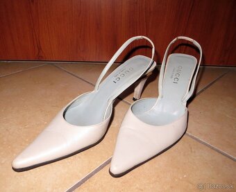 GUCCI - béžové topánky - 9