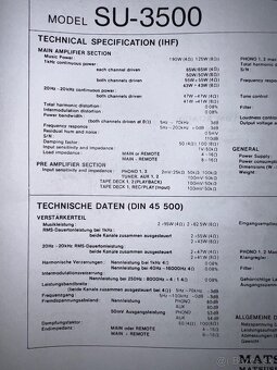 Technics SU-3500 - 9