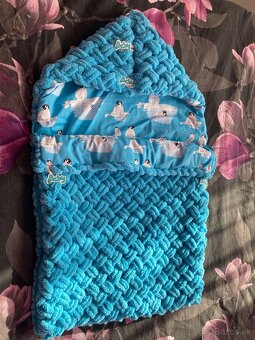 Zavinovačky a dečky pro miminko z puffy - 9