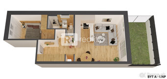 RiverResort nový 2 izb. byt 6A s terasou / Piešťany Banka - 9