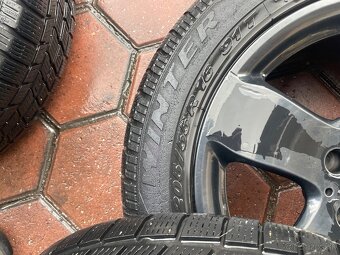 Alu disky MERCEDES 5x112 R16 obuté zimné gumy - 9