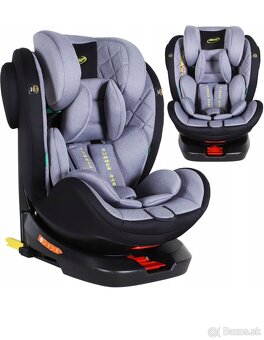 Nová autosedačka 40-150cm, ISOFIX, I-size, otočná - 9