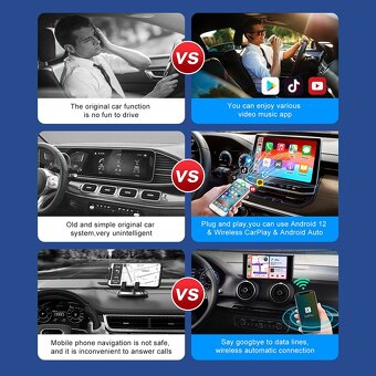 NetFlix, YouTube do auta - Bezdrôtový Carplay / Android Auto - 9