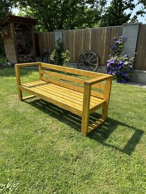 Predam , vyrobím drevene záhradné sedenie, terasové sedenie - 9
