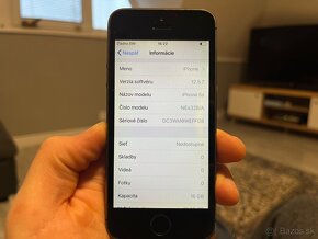 iPhone 5S Space Grey 16GB + púzdro - 9