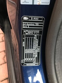 Predám Ford S-Max Rv 2013 ,120 kw, manuál prevodovka - 9