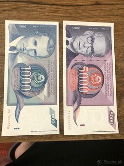 Bankovky JUHOSLAVIA 5 - 9