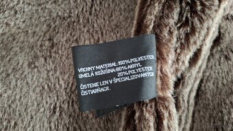 Pánsky kožuch zateplený kabát, veľ.L - 9