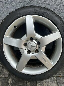 Orig 17” AMG mercedes, zanovne zimne pneu 1 sezona - 9