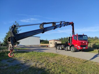 TATRA Phoenix 8x6 - nosič kontejnerov + SILNÁ hydraul. ruka - 9