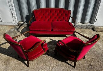 Starožitná neobaroková sedacia súprava - 9