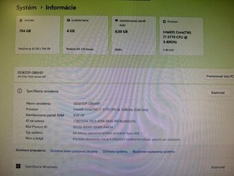 Herný počítač i7-3770 / RX 570 / SSD + HDD / RGB / Win11 - 9