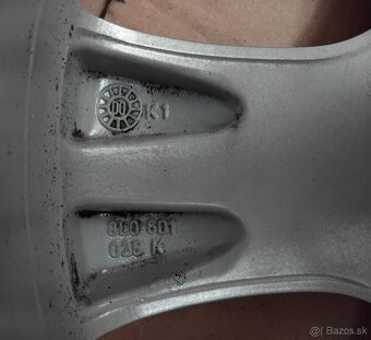 hliníkový disk 5x100mm R16" Audi, VW, Škoda - 9