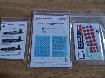 Plastikové modely 1:72 obtlačky - 9