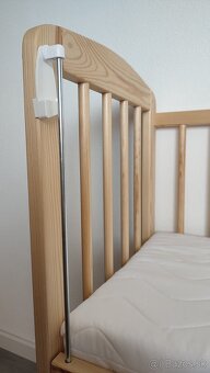 Borovicová detská postieľka k posteli 90x40 - 9
