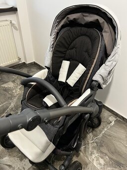 Kočík Bebetto bresso grey 22 + vajičko Bobostello Mars - 9
