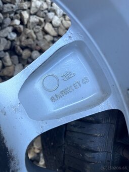 Orig. Hliníkové disky Opel R15 5x110 - 9