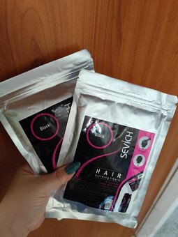 2x náplň zahustenie vlasov 100g cierna - 9