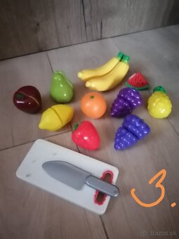 Plastová zelenina a ovocie so suchým zipsom - 9